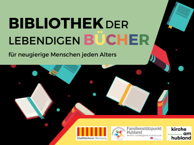 Bücher fliegen umher
